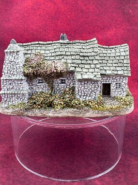VINTAGE LILLIPUT LANE "TINTAGEL" POST OFFICE MINIATURE HAND-PAINTED COTTAGE